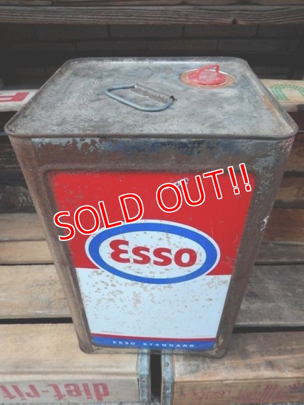 画像2: dp-140116-02 esso / 50's-60's Oil Can (France)