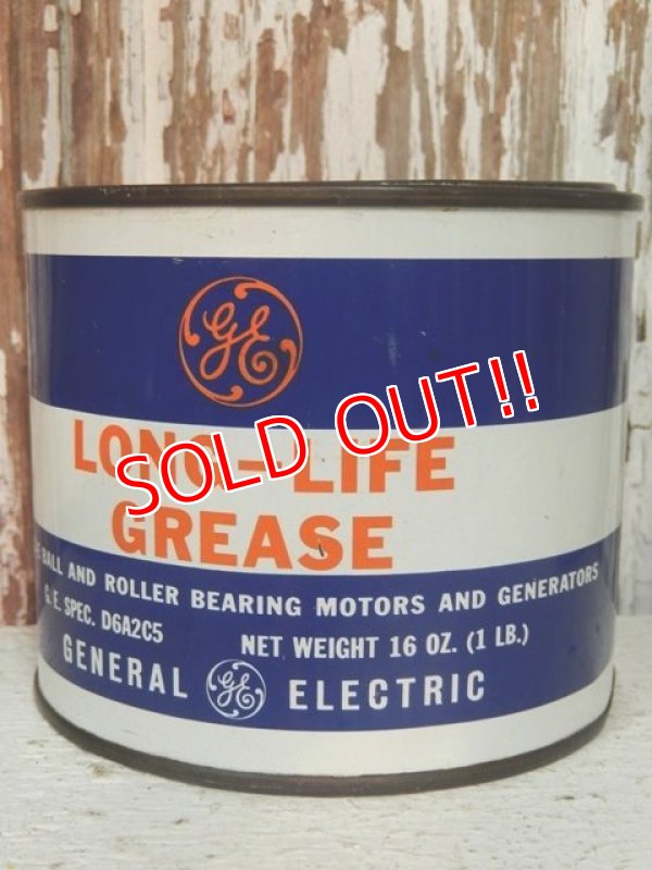 画像1: dp-140201-01 General Electric / 60's Long-Life Grease Can