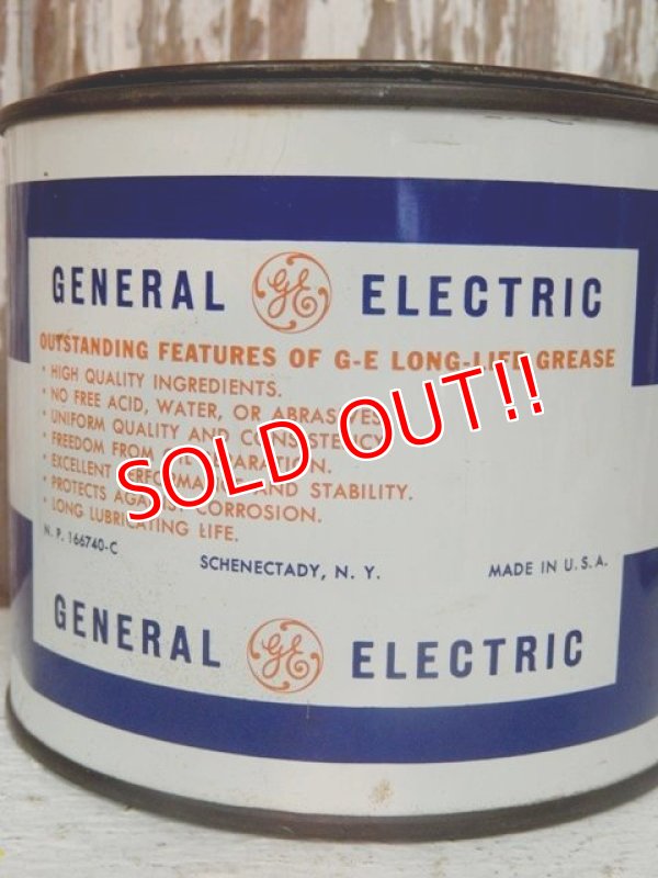 画像3: dp-140201-01 General Electric / 60's Long-Life Grease Can