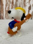 画像1: ct-140218-15 Snoopy / Schleich 80's PVC "Playing Guitar"