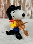 画像1: ct-140218-10 Snoopy / Schleich 80's PVC "Fiddle"