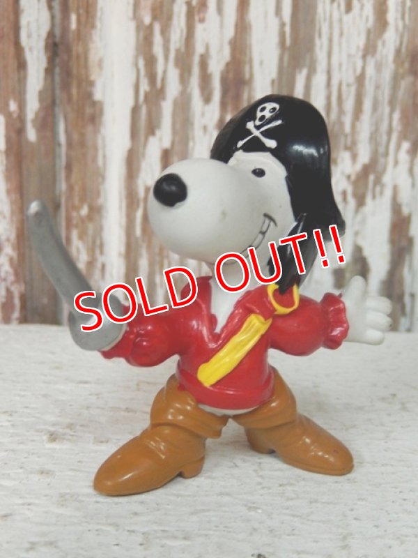 画像1: ct-140218-12 Snoopy / Schleich 80's PVC "Pirate"