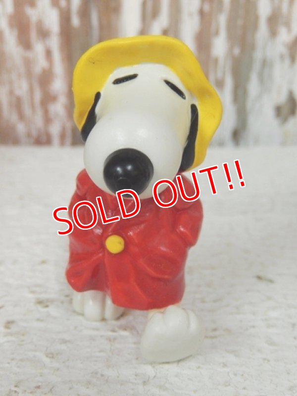 画像2: ct-140218-14 Snoopy / Schleich 80's PVC "Raincoat"