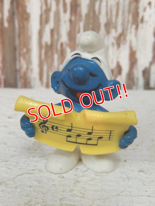 画像1: ct-130305-46 Smurf PVC "Singer" (B) #20038