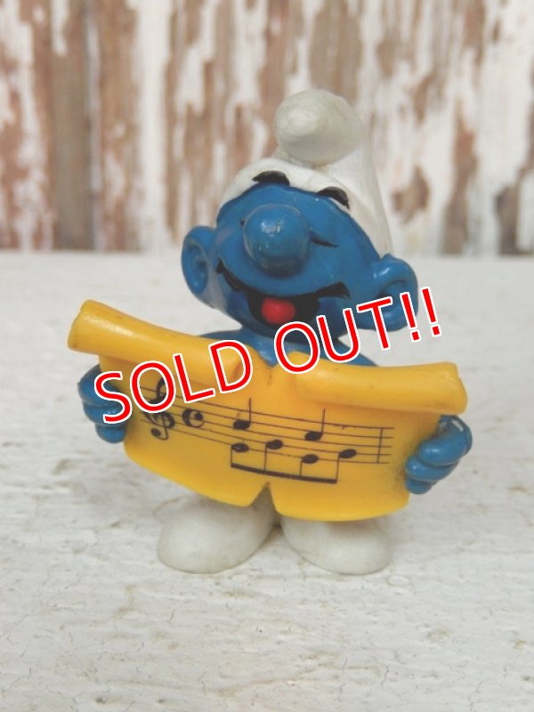 画像1: ct-101124-24 Smurf PVC "Singer" (A) #20038