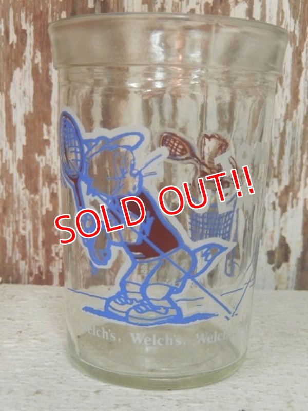 画像1: gs-140303-04 Tom & Jerry / Welch's 1991 Glass "Tennis"