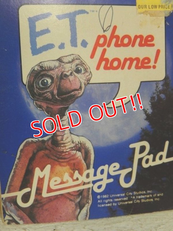 画像2: ct-140304-32 E.T. / 80's Phone home! Message Pad