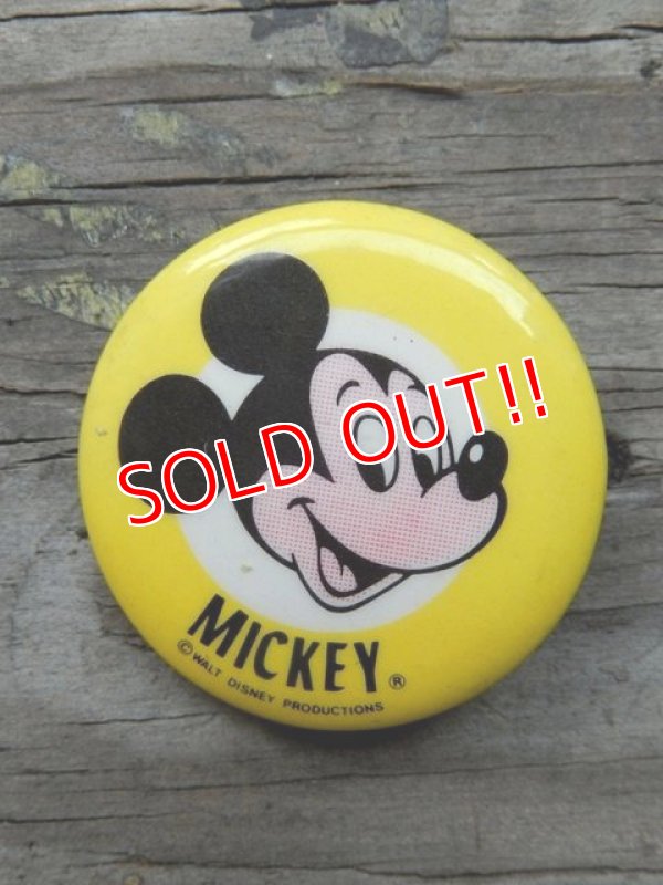 画像1: pb-140114-02 Mickey Mouse / Vintage Pinback