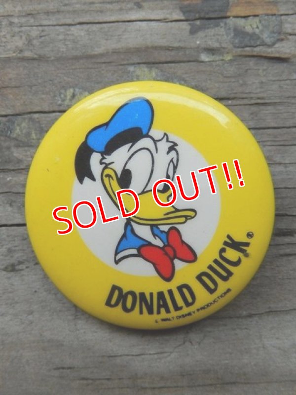 画像1: pb-140114-03 Donald Duck / Vintage Pinback