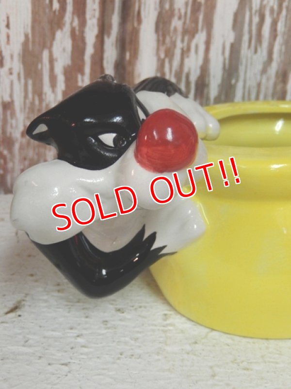 画像2: ct-140321-04 Sylvester & Tweety / 90's Ceramic Pot