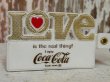 画像2: dp-140305-10 Coca Cola / Rubber Keychan "LOVE"