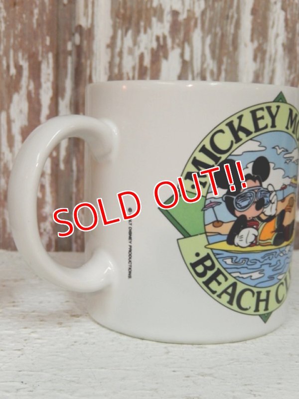 画像3: ct-140318-84 Mickey Mouse Beach Club / Applause 80's Ceramic Mug