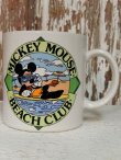 画像1: ct-140318-84 Mickey Mouse Beach Club / Applause 80's Ceramic Mug