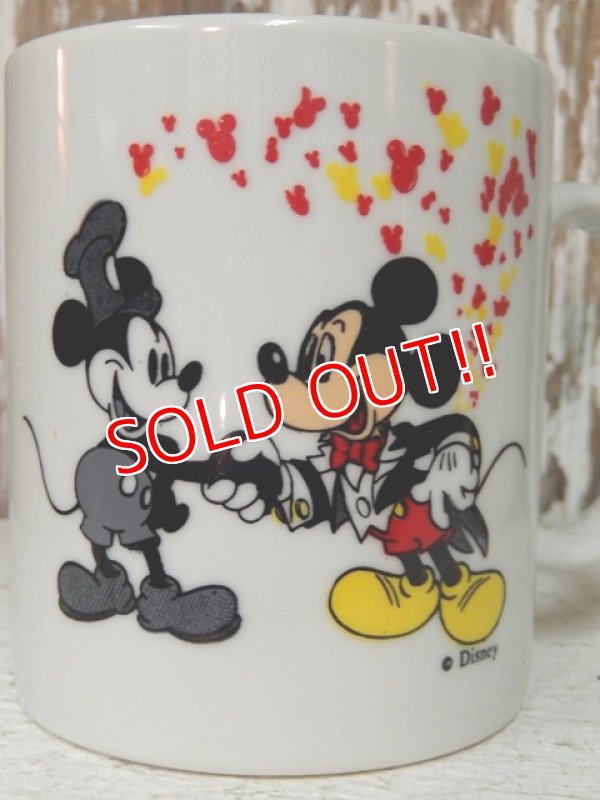 画像2: ct-140318-82 Mickey Mouse / Sixty Years Mickey 80's Ceramic Mug