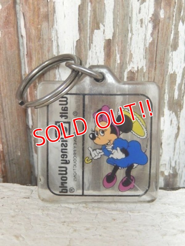 画像1: ct-140318-87 Minnie Mouse / Walt Disney World 70's Keychain