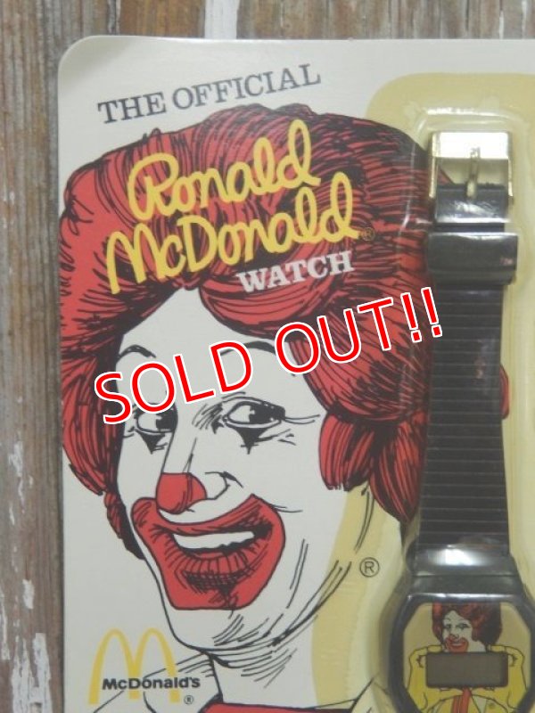 画像3: ct-140401-35 McDonald's / 80's Ronald McDonald Watch (Black)