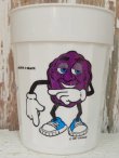 画像1: ct-140408-13 California Raisins / 1987 Plastic Cup "Justin X Grape"