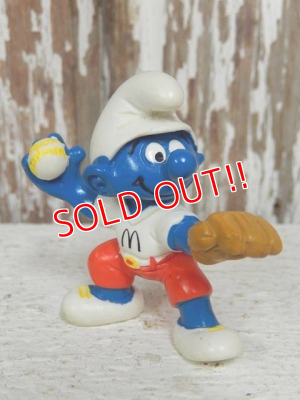 画像1: ct-140409-09 Smurf PVC / 1997 TEAM McDonald's PLAYER Smurf "Baseball Pitcher"