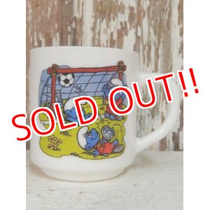 画像: ct-140401-09 Smurf / 1990 Milk glass mug (France)