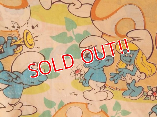 画像4: ct-140415-13 Smurf / 80's Flat Sheet (Twin)