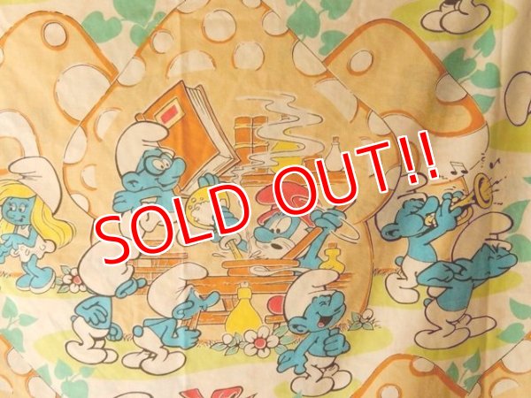 画像5: ct-140415-13 Smurf / 80's Flat Sheet (Twin)