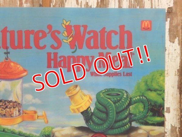 画像3: ad-813-11 McDonald's / 1991 Nature's Watch Happy Meal Translite