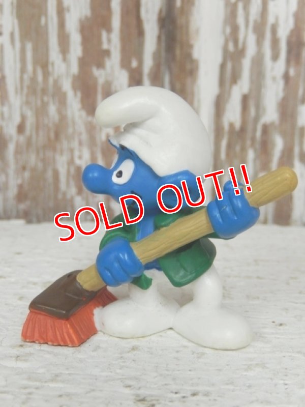 画像2: ct-140409-14 Smurf / PVC "Mop" #20462