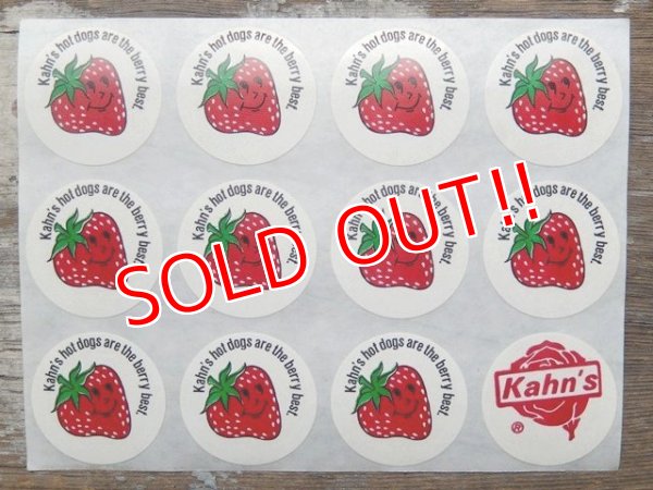 画像1: ct-140318-46 Kahn's / Sticker "Strawberry"