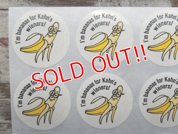 画像2: ct-140318-46 Kahn's / Sticker "Banana"