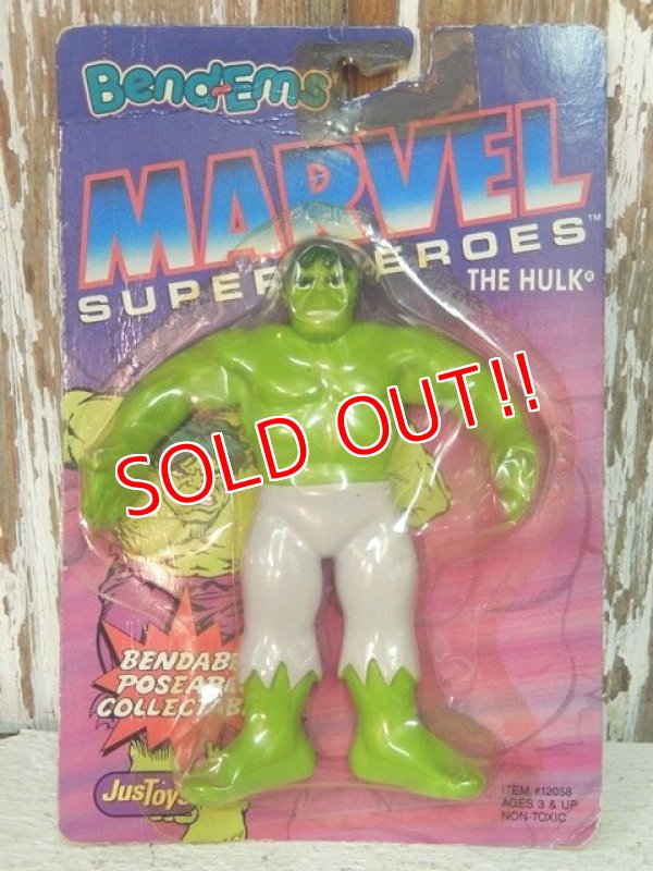 画像1: ct-140429-41 Incredible Hulk / Just Toys 1991 Bendable figure