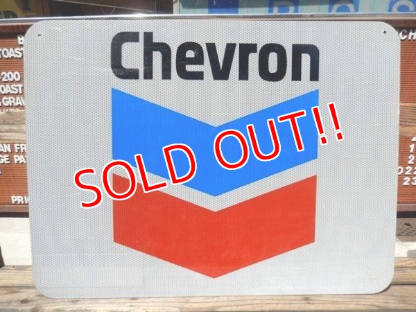 画像1: dp-140508-29 Chevron / Metal sign