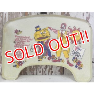 画像: dp-140516-18 McDonald's / 70's Kid's Table Tray
