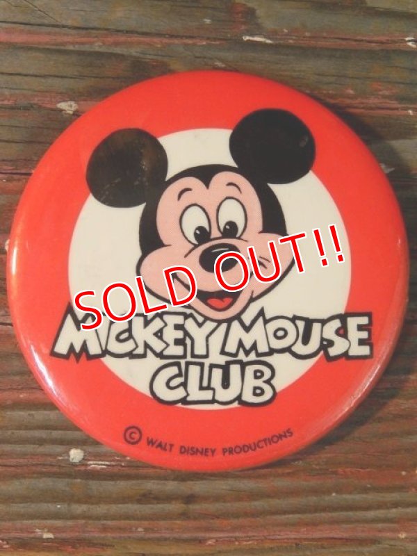 画像1: ct-140516-100 Mickey Mouse Club / 60's-70's Pinback