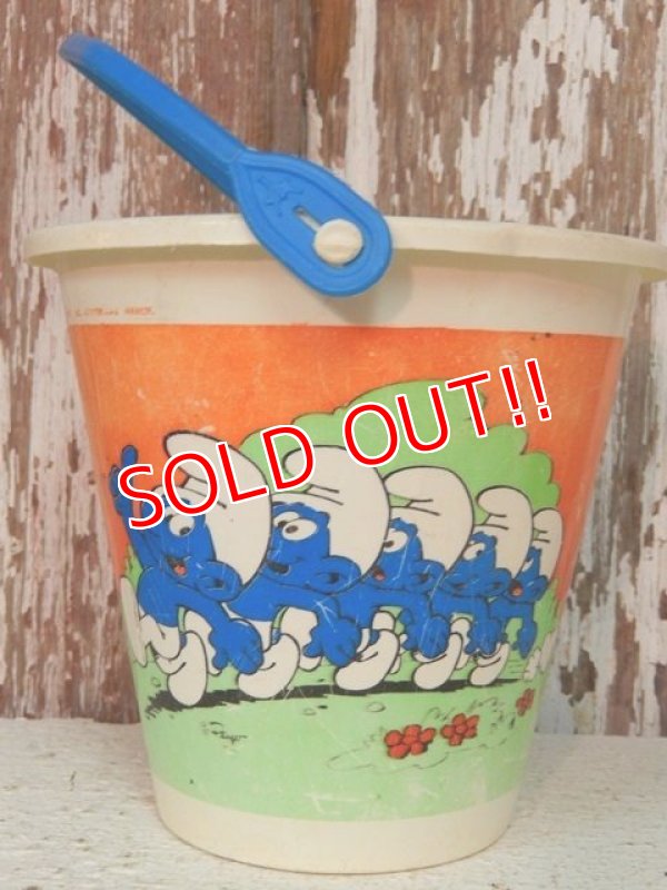 画像1: ct-140509-33 Smurf / 80's Plastic Bucket