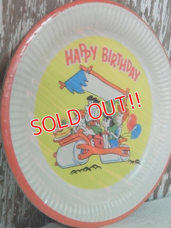 画像3: ct-140509-28 The Flintstones / 1974 Paper Plate (Dead Stock)