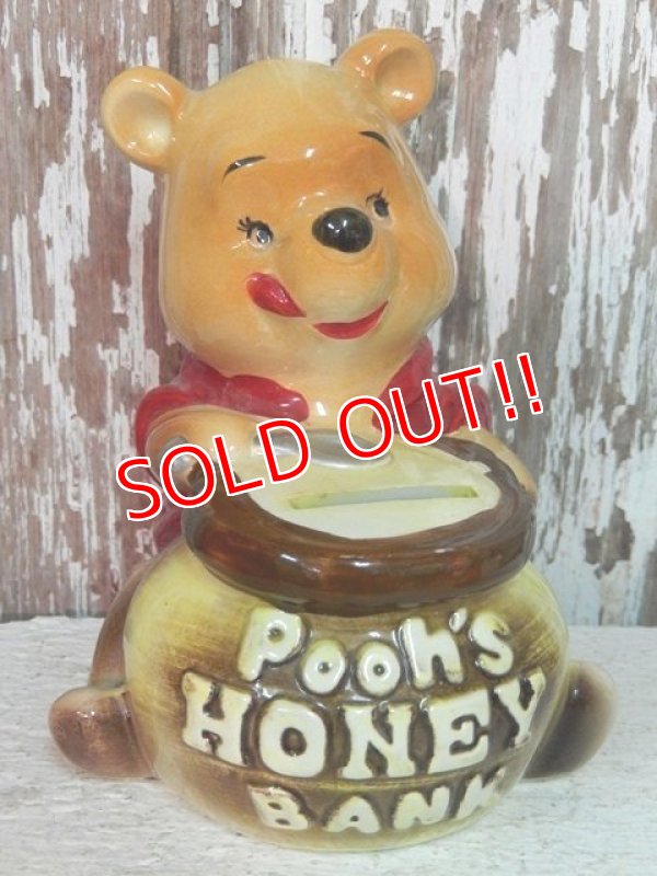 画像1: ct-140516-75 Winnie the Pooh / 70's Ceramic Bank