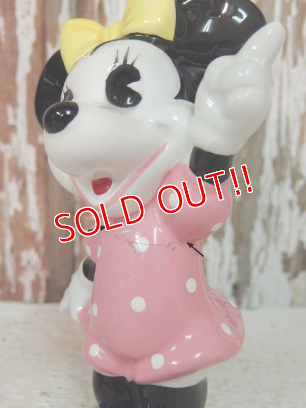 画像2: ct-140516-03 Minnie Mouse / 70's Ceramic figure