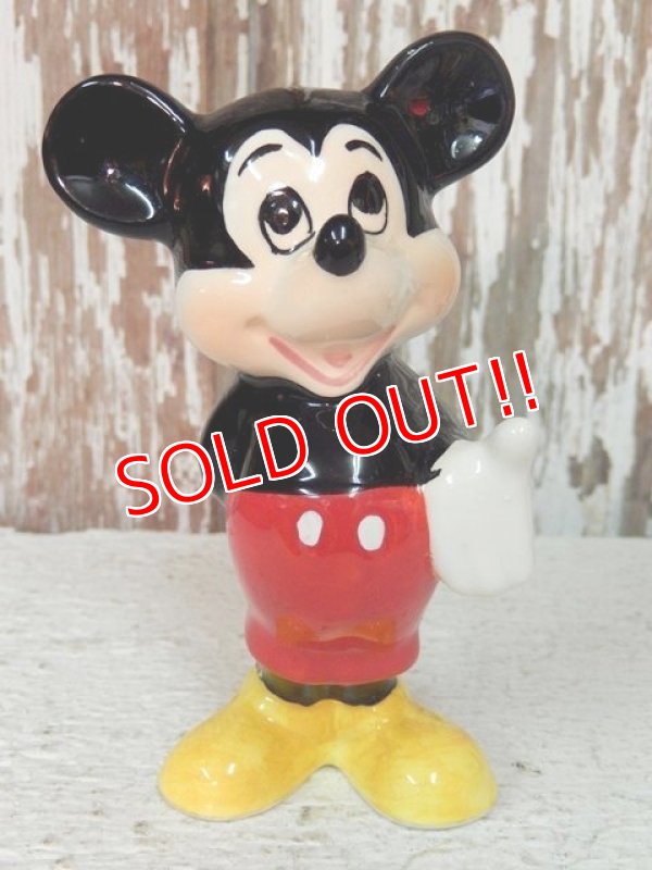 画像1: ct-140516-02 Mickey Mouse / 70's Ceramic figure