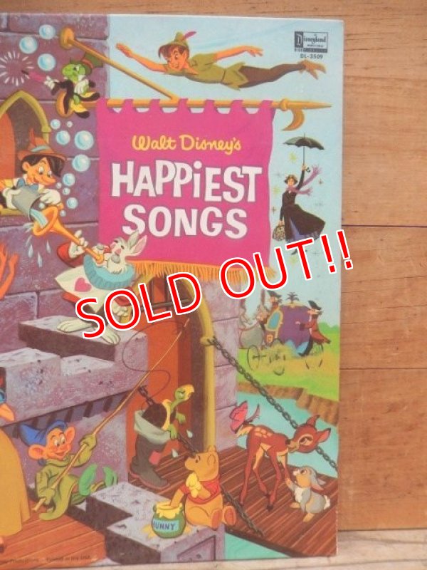 画像4: ct-140510-27 Walt Disney's / Happiest Songs 60's Record