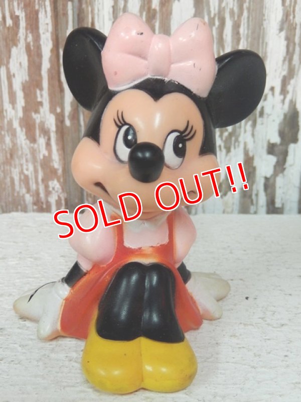 画像1: ct-140516-89 Minnie Mouse / 70's-80's Soft vinyl figure