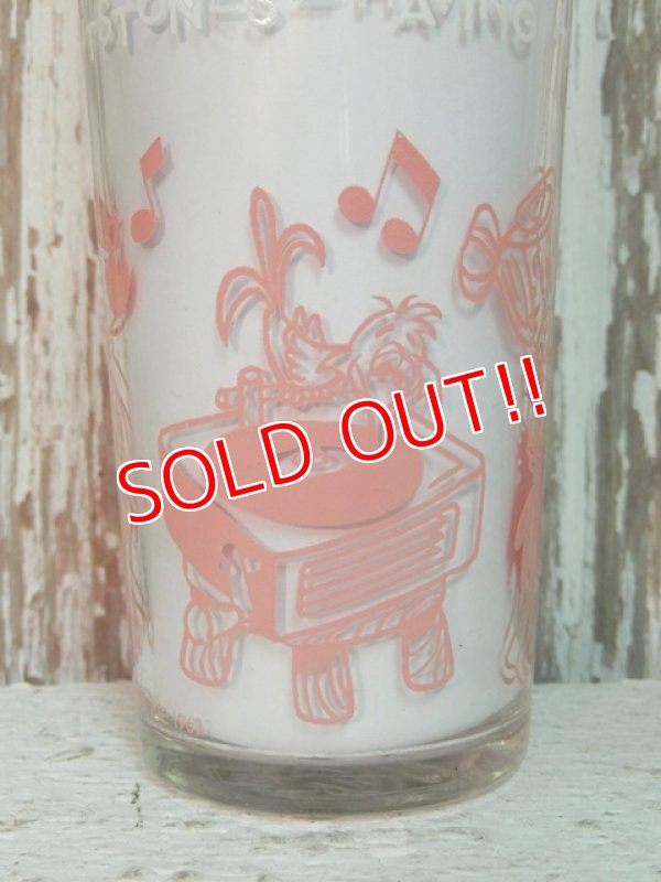 画像2: gs-140509-02 The Flintstones / Welch's 60's Glass (Pink)