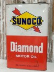 画像1: dp-140508-44 Sunoco / 60's Diamond Motor Oil Can