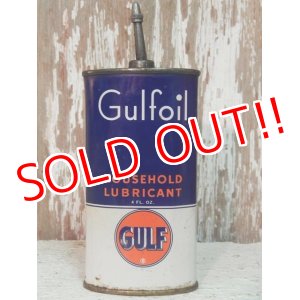 画像: dp-140508-25 Gulf / 40's-50's Household Lubricant Handy Can