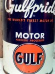 画像2: dp-140508-52 Gulf / 40's-50's Gulfpride Motor Oil Can