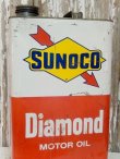 画像2: dp-140508-44 Sunoco / 60's Diamond Motor Oil Can