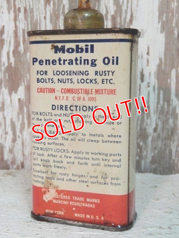 画像4: dp-140508-11 Mobil / 40's-50's Penetrating Handy Oil Can