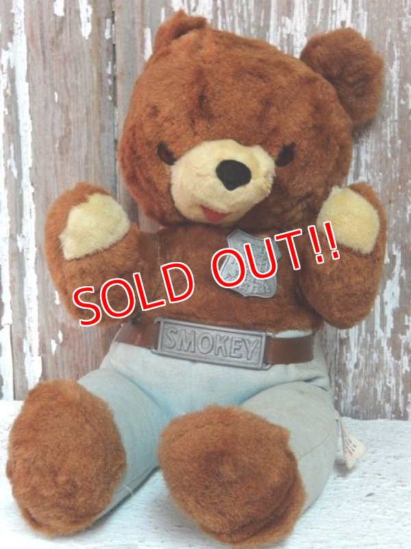 画像1: ct-140510-10 Smokey Bear / IDEAL 60's Plush doll