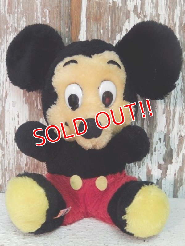 画像1: ct-140429-33 Mickey Mouse / 80's Plush Doll