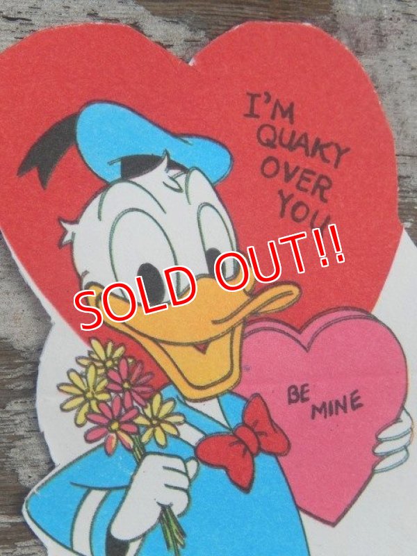 画像2: ct-140318-72 Donald Duck / 60's Valentine's Card