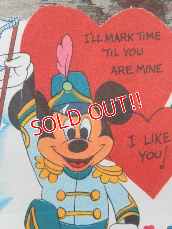 画像2: ct-140318-69 Mickey Mouse / 60's Valentine's Card